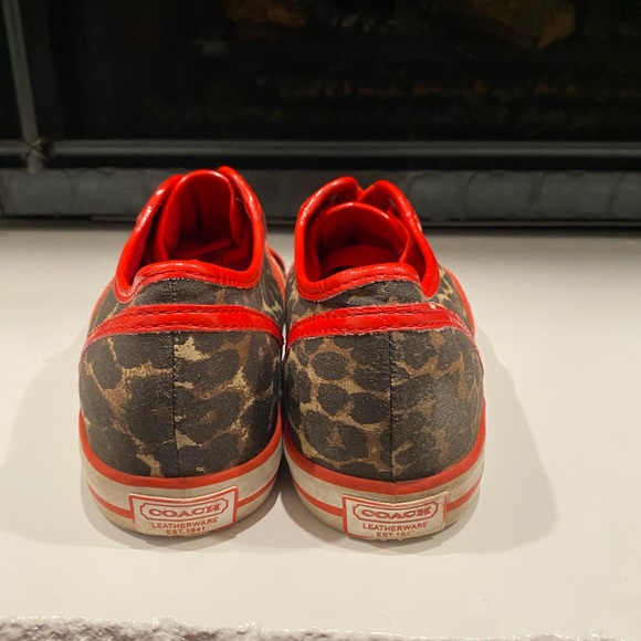 Cheetah Print Coach Tennis Shoes - Picture 8 of 8